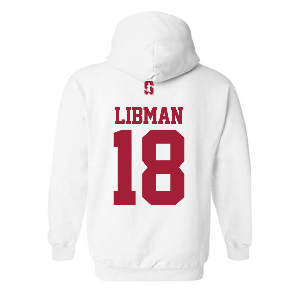 Stanford - NCAA Football : Myles Libman - Classic Shersey Hooded Sweatshirt-1