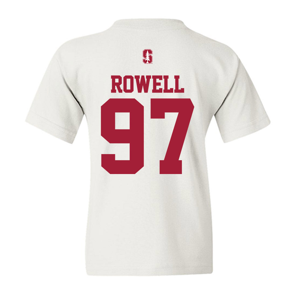 Stanford - NCAA Football : Zach Rowell - Classic Shersey Youth T-Shirt-1