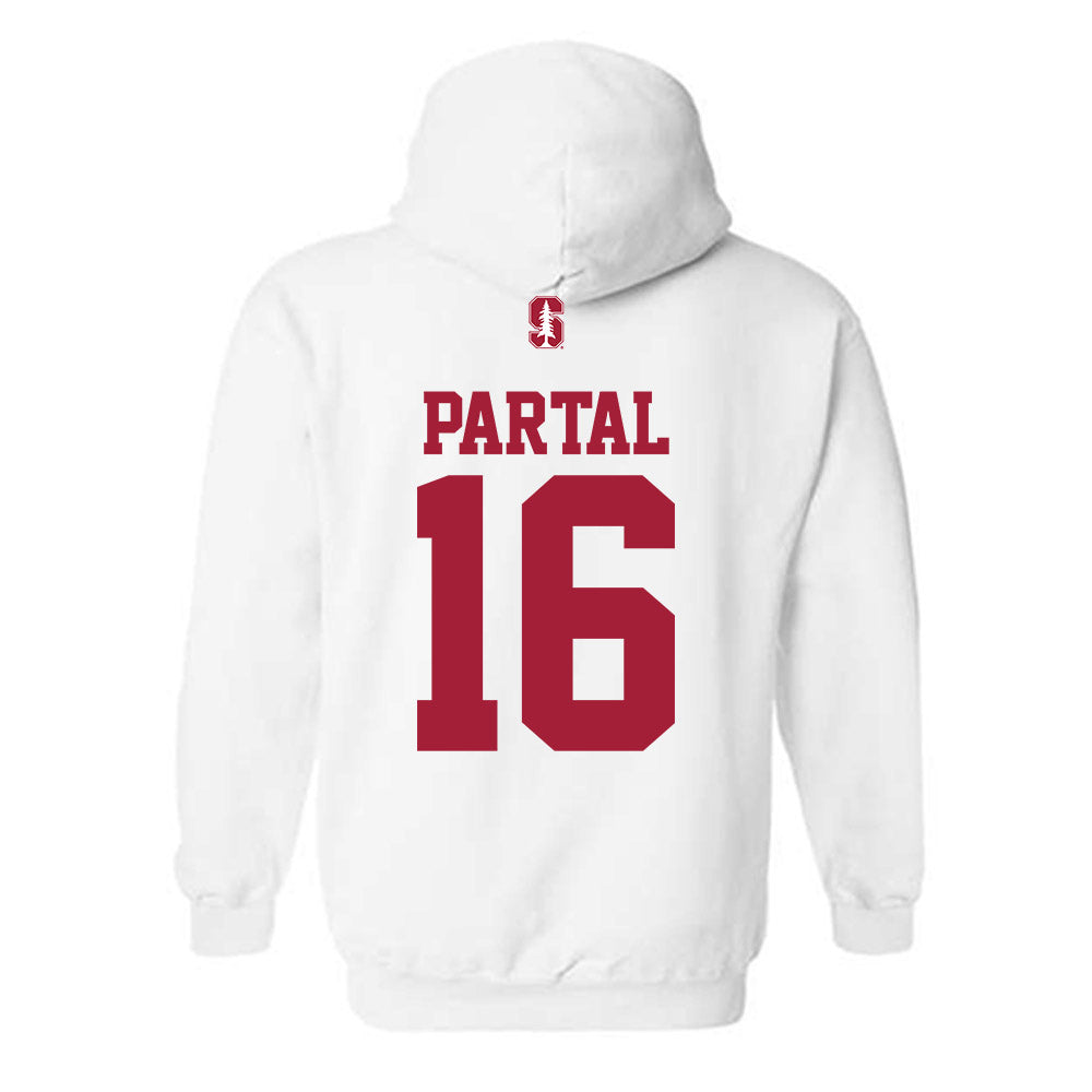 Stanford - NCAA Men's Soccer : Joshua Partal - Classic Shersey Hooded Sweatshirt-1