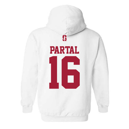 Stanford - NCAA Men's Soccer : Joshua Partal - Classic Shersey Hooded Sweatshirt-1