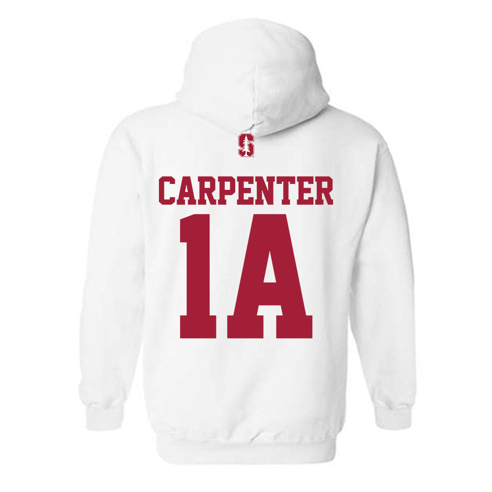 Stanford - NCAA Women's Water Polo : Christine Carpenter - Classic Shersey Hooded Sweatshirt-1