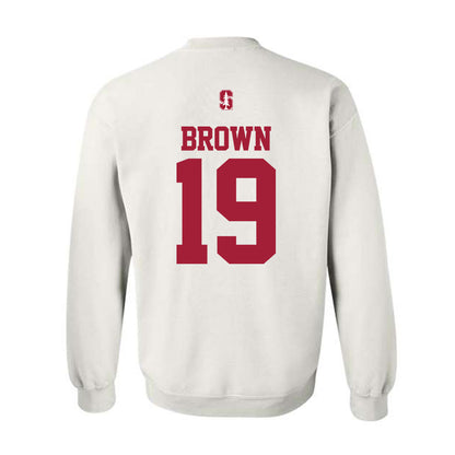 Stanford - NCAA Women's Lacrosse : Emma Brown - Classic Shersey Crewneck Sweatshirt-1