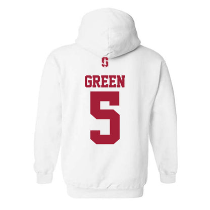 Stanford - NCAA Football : Jay Green - Classic Shersey Hooded Sweatshirt-1