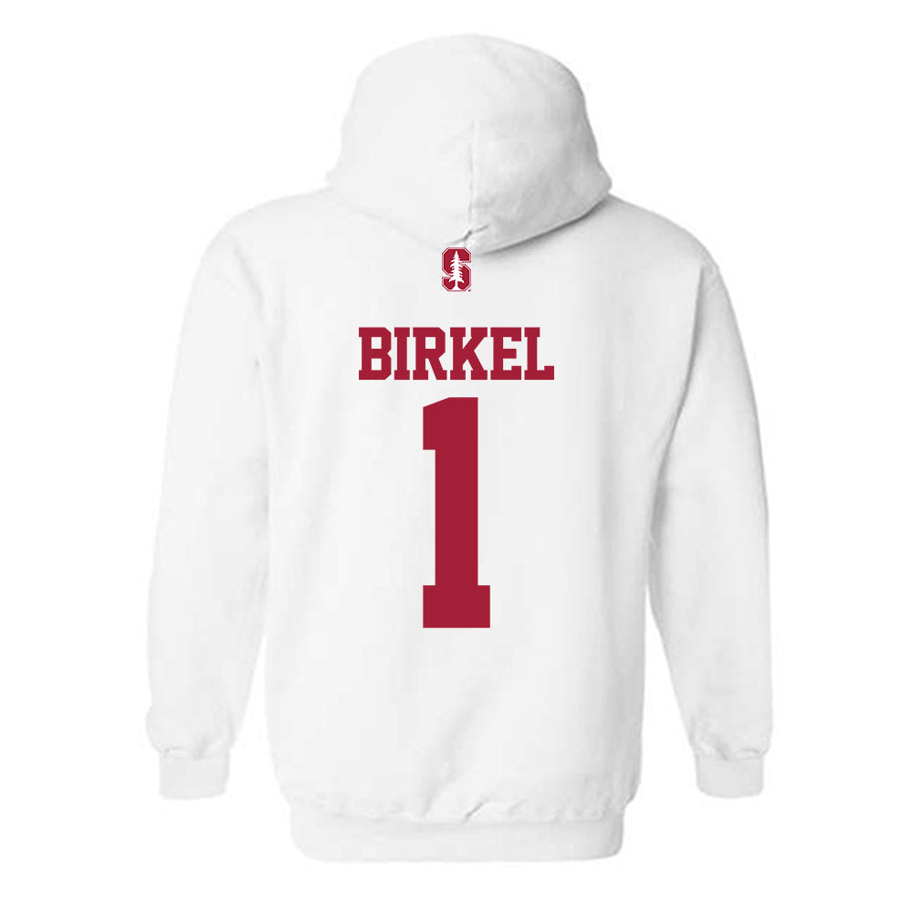 Stanford - NCAA Women's Soccer : Caroline Birkel - Classic Shersey Hooded Sweatshirt-1