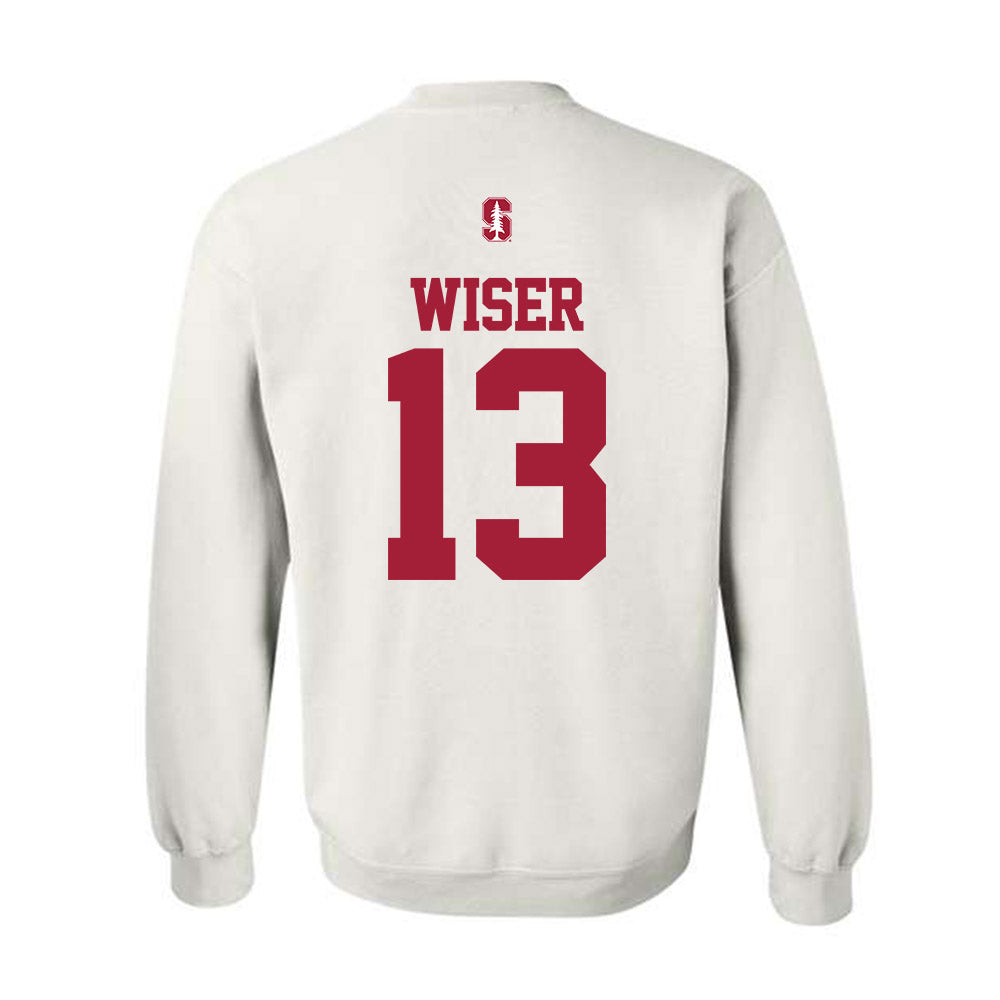 Stanford - NCAA Baseball : David Wiser - Classic Shersey Crewneck Sweatshirt-1