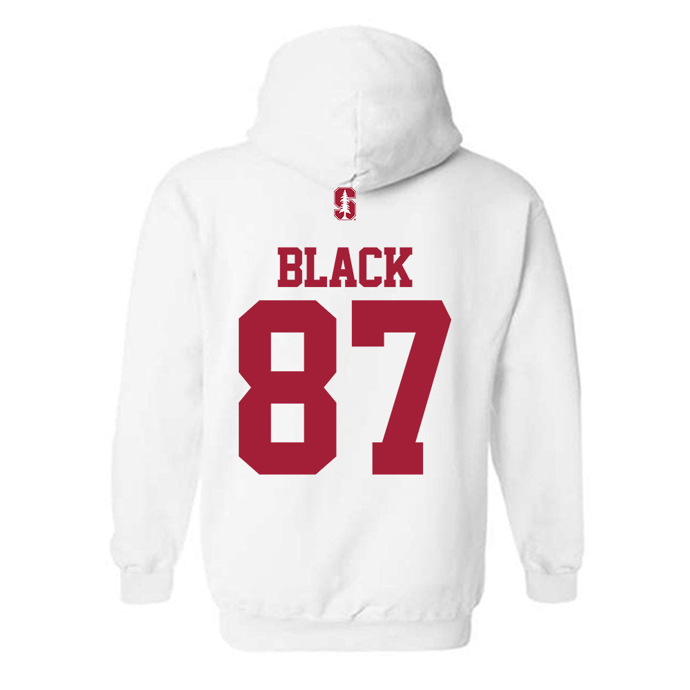 Stanford - NCAA Football : Aiden Black - Classic Shersey Hooded Sweatshirt-1