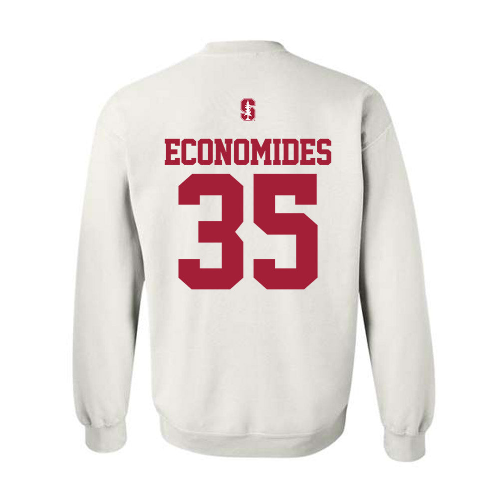Stanford - NCAA Softball : Joie Economides - Classic Shersey Crewneck Sweatshirt-1