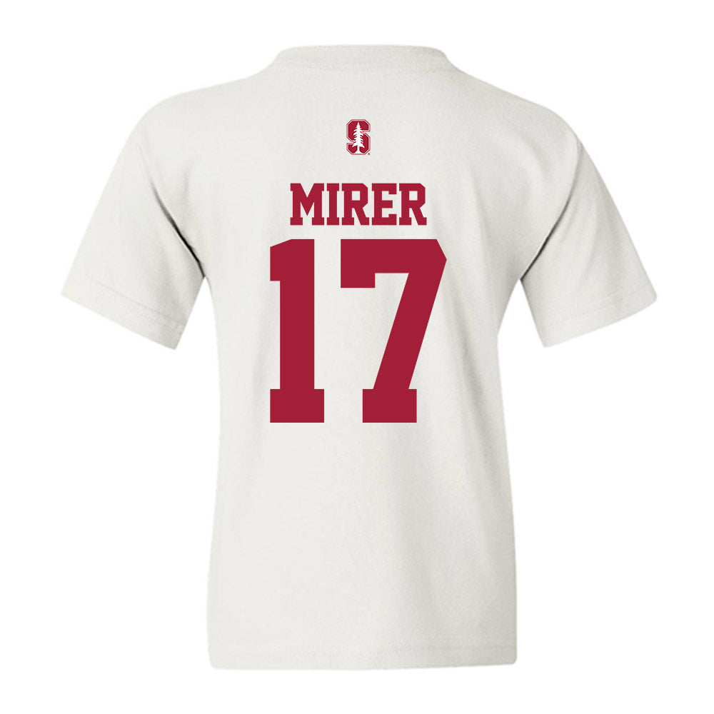 Stanford - NCAA Football : Charlie Mirer - Classic Shersey Youth T-Shirt-1