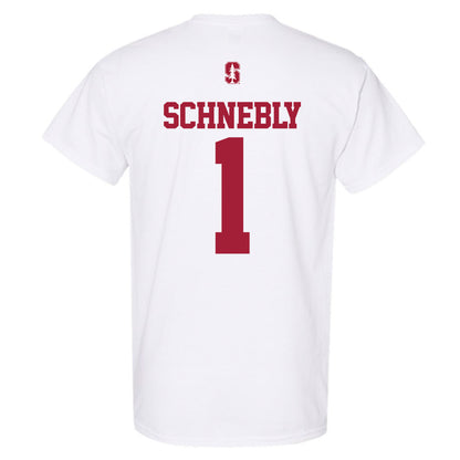 Stanford - NCAA Men's Soccer : Rowan Schnebly - Classic Shersey T-Shirt-1