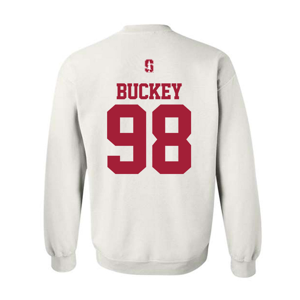 Stanford - NCAA Football : Zach Buckey - Classic Shersey Crewneck Sweatshirt-1