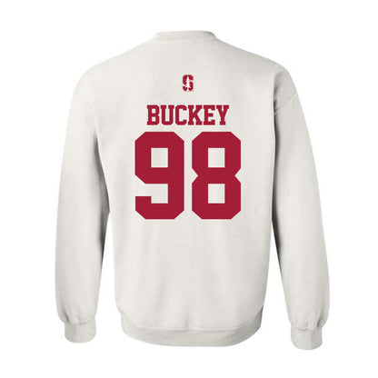 Stanford - NCAA Football : Zach Buckey - Classic Shersey Crewneck Sweatshirt-1