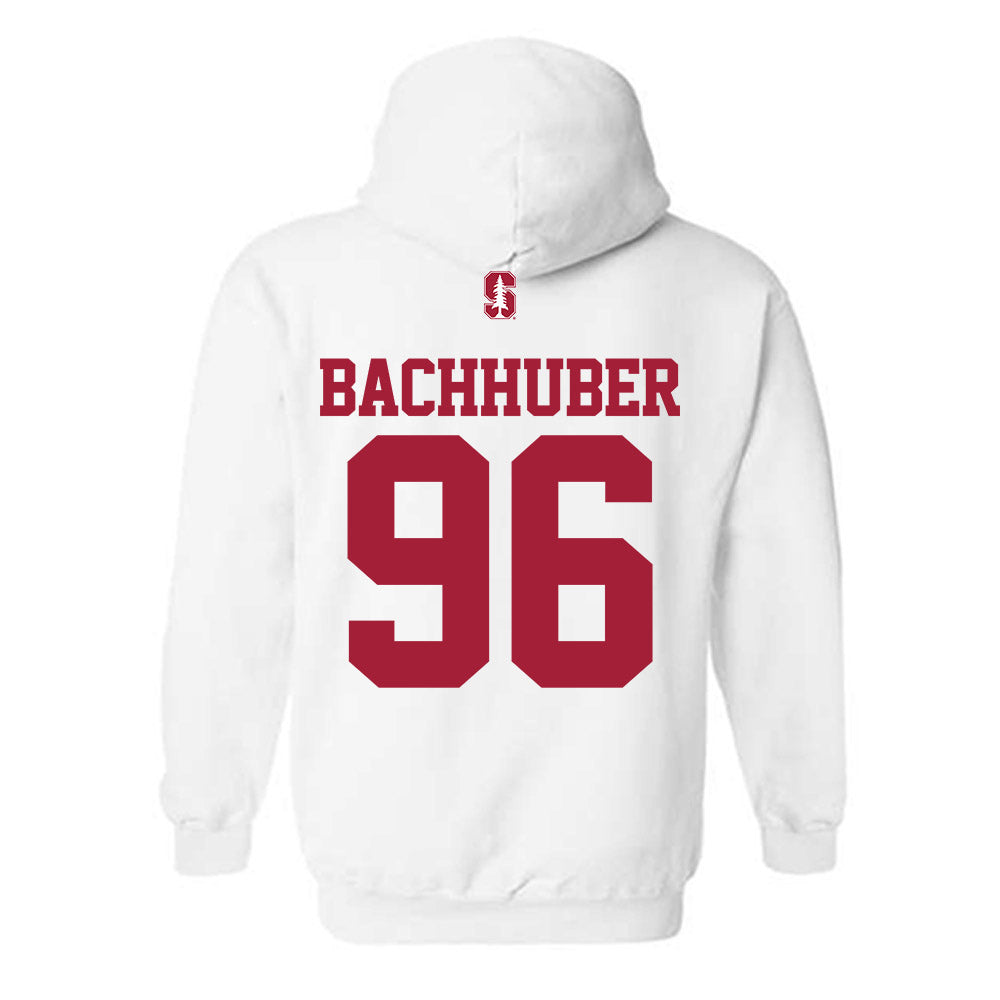 Stanford - NCAA Football : Connor Bachhuber - Classic Shersey Hooded Sweatshirt-1