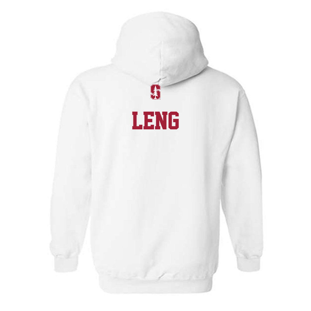 Stanford - NCAA Men's Golf : Jay Leng - Classic Shersey Hooded Sweatshirt-1