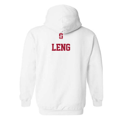 Stanford - NCAA Men's Golf : Jay Leng - Classic Shersey Hooded Sweatshirt-1