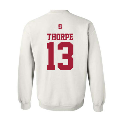 Stanford - NCAA Football : Liam Thorpe - Classic Shersey Crewneck Sweatshirt-1