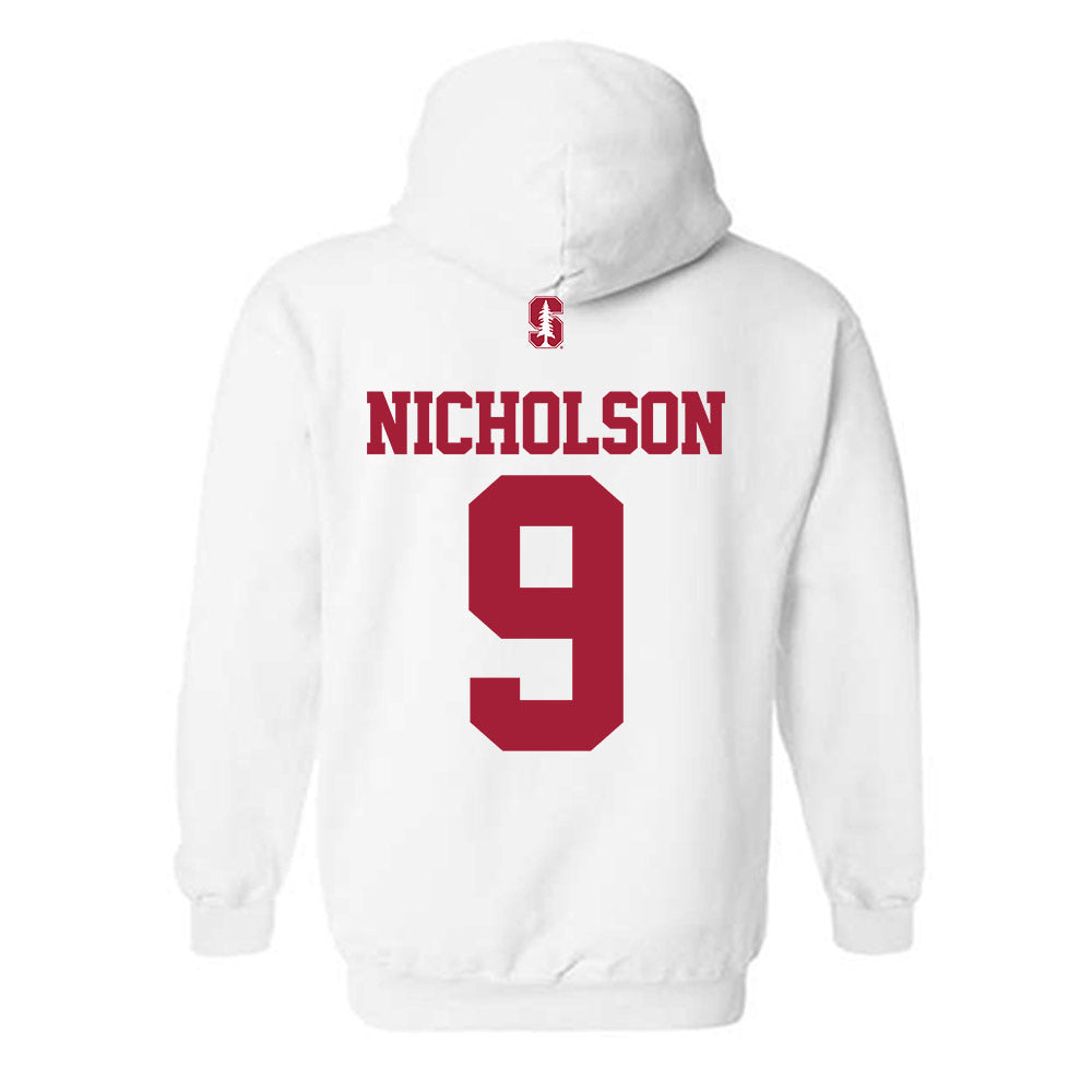 Stanford - NCAA Football : Brandon Nicholson - Classic Shersey Hooded Sweatshirt-1