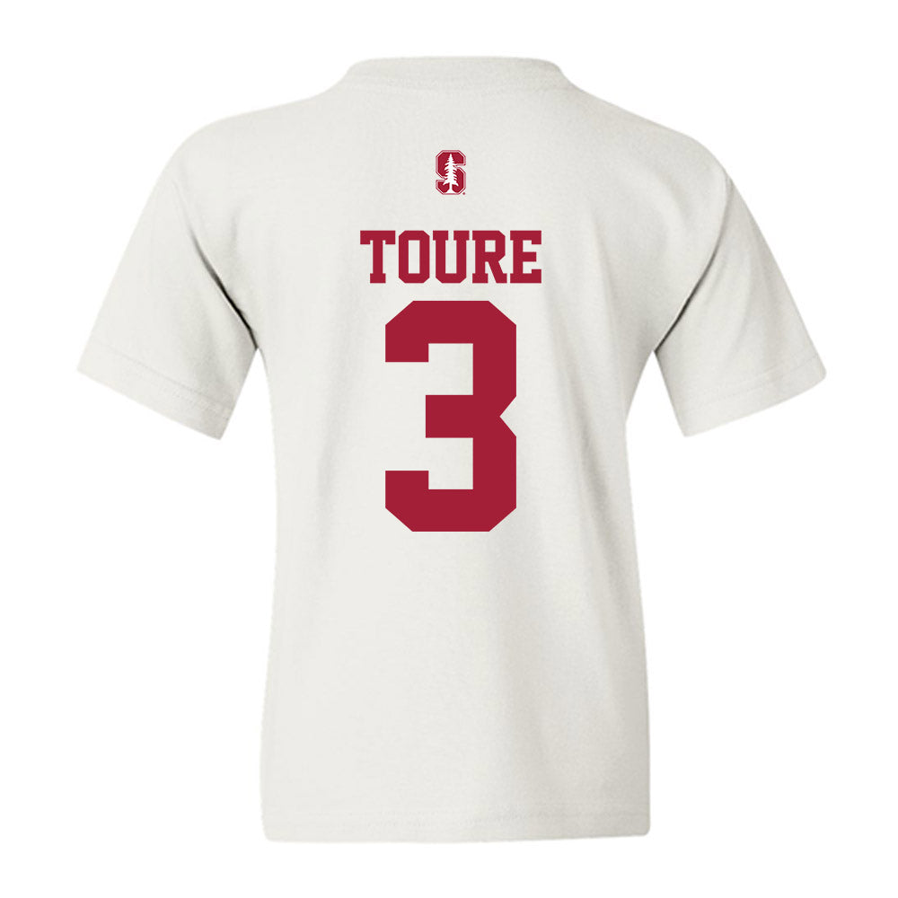 Stanford - NCAA Men's Basketball : Tallis Toure - Classic Shersey Youth T-Shirt-1