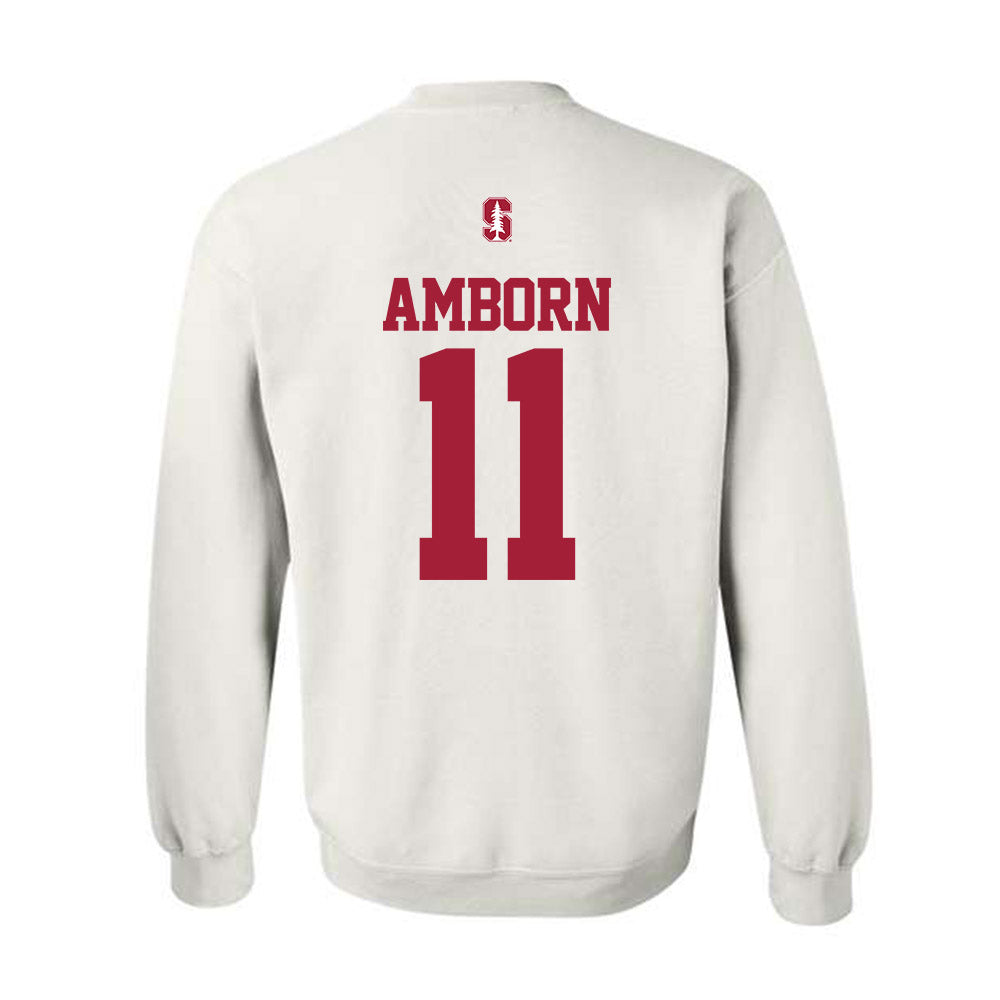 Stanford - NCAA Women's Basketball : Carly Amborn - Classic Shersey Crewneck Sweatshirt-1