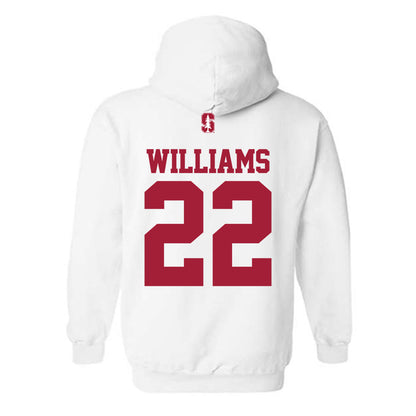 Stanford - NCAA Women's Lacrosse : Peep Williams - Classic Shersey Hooded Sweatshirt-1