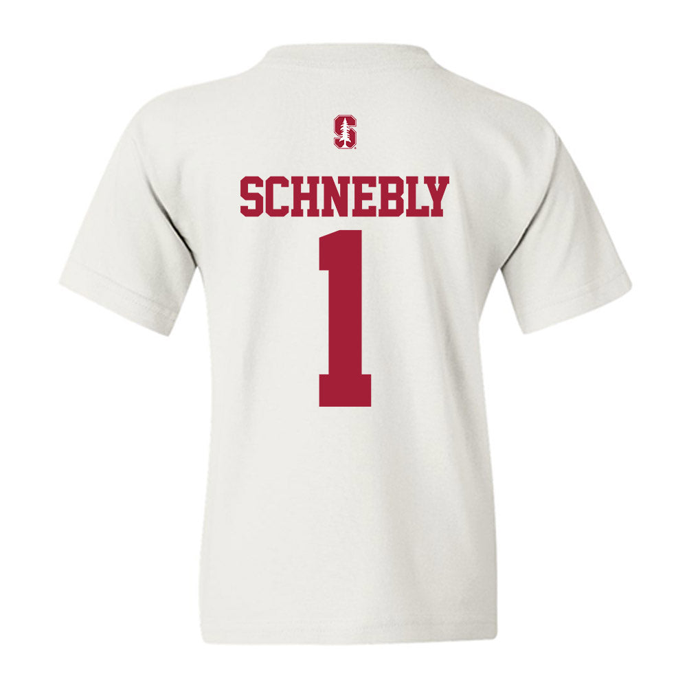 Stanford - NCAA Men's Soccer : Rowan Schnebly - Classic Shersey Youth T-Shirt-1