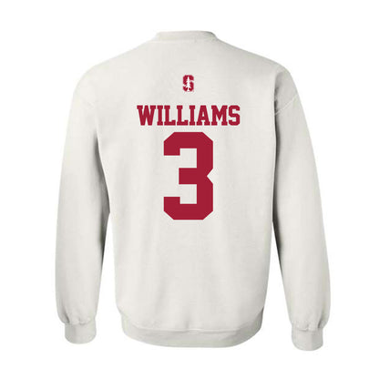 Stanford - NCAA Football : CJ Williams - Classic Shersey Crewneck Sweatshirt-1