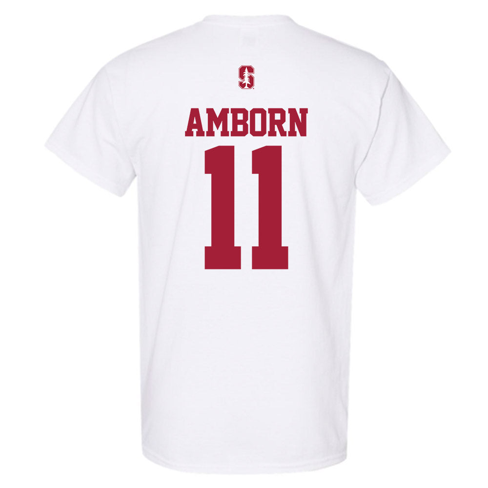 Stanford - NCAA Women's Basketball : Carly Amborn - Classic Shersey T-Shirt-1