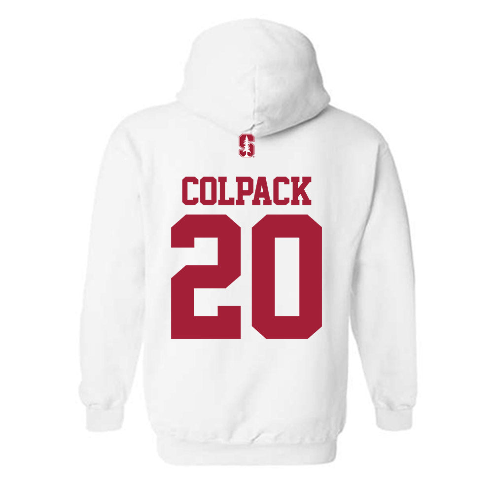Stanford - NCAA Women's Lacrosse : Anna Colpack - Classic Shersey Hooded Sweatshirt-1