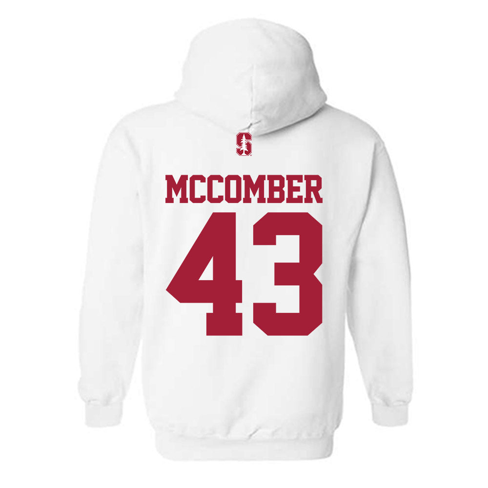 Stanford - NCAA Football : Landon McComber - Classic Shersey Hooded Sweatshirt-1