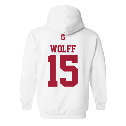 Stanford - NCAA Men's Volleyball : David Wolff - Classic Shersey Hooded Sweatshirt-1
