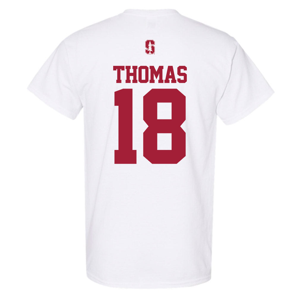 Stanford - NCAA Baseball : Kassius Thomas - Classic Shersey T-Shirt-1