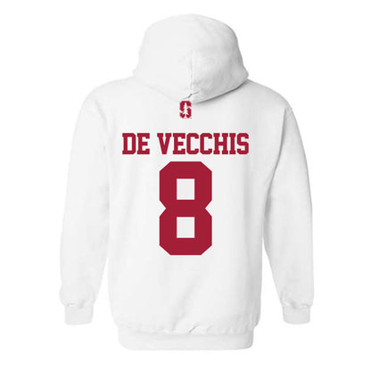 Stanford - NCAA Men's Water Polo : Simone De Vecchis - Classic Shersey Hooded Sweatshirt-1