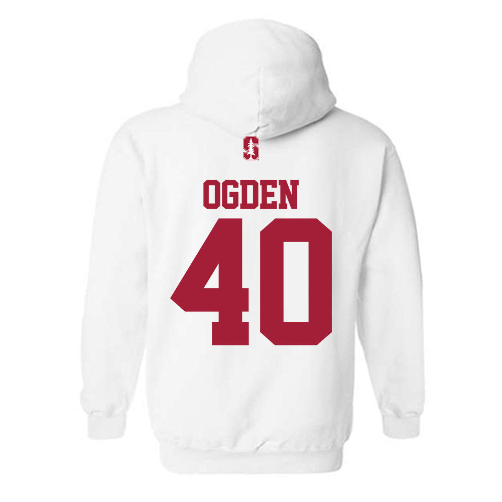 Stanford - NCAA Women's Basketball : Courtney Ogden - Classic Shersey Hooded Sweatshirt-1