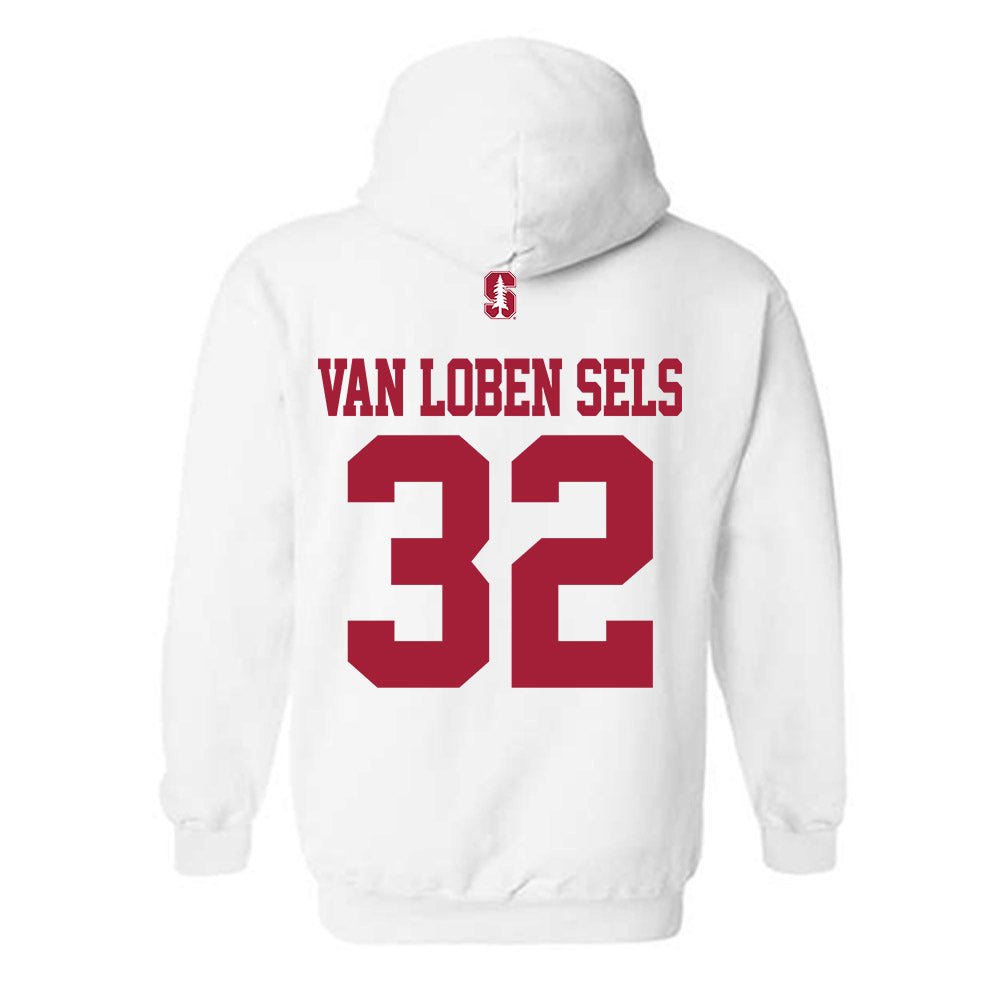 Stanford - NCAA Football : Owen van Loben Sels - Classic Shersey Hooded Sweatshirt-1