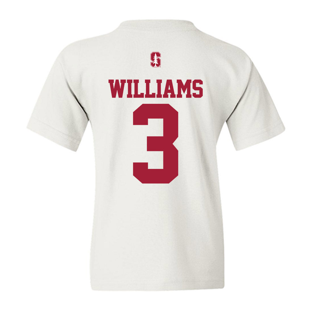 Stanford - NCAA Football : CJ Williams - Classic Shersey Youth T-Shirt-1