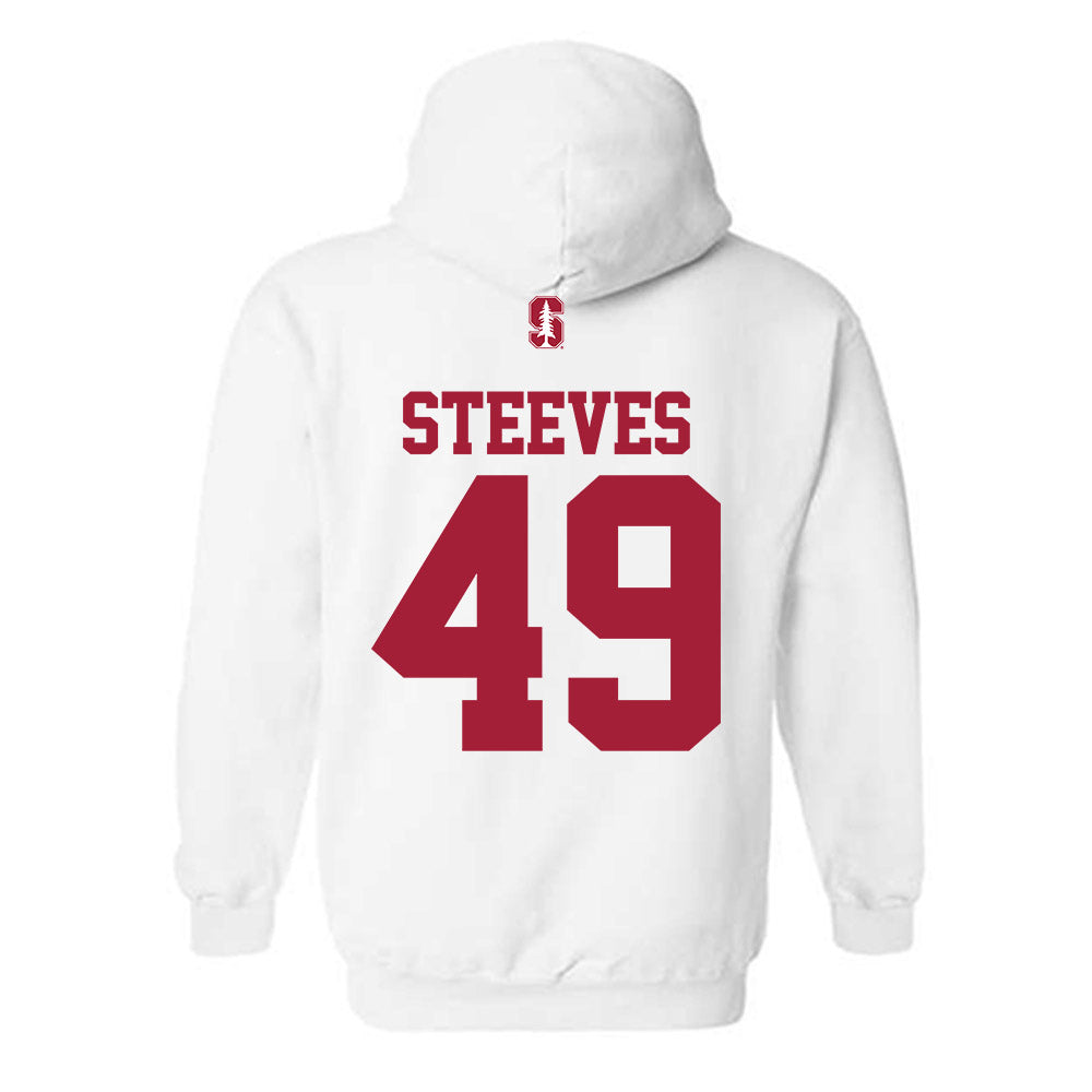 Stanford - NCAA Baseball : Austin Steeves - Classic Shersey Hooded Sweatshirt-1