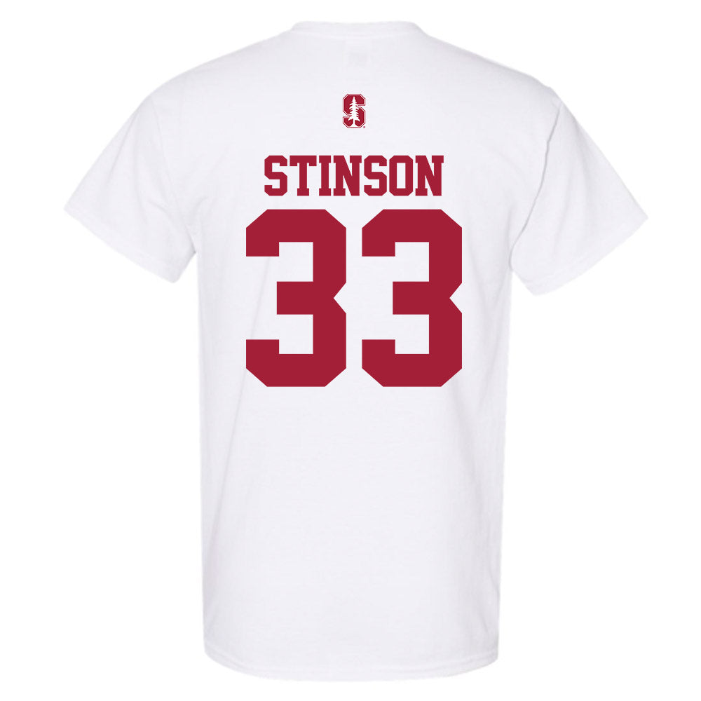 Stanford - NCAA Men's Basketball : Evan Stinson - Classic Shersey T-Shirt-1