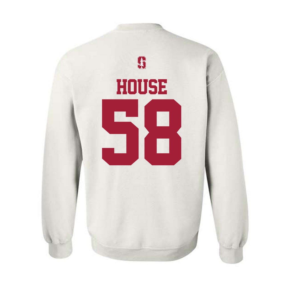 Stanford - NCAA Football : kahlil house - Classic Shersey Crewneck Sweatshirt-1
