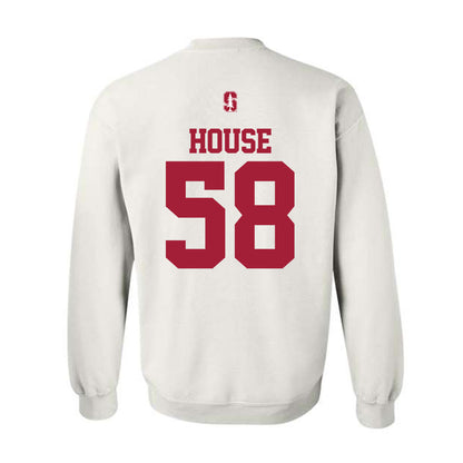 Stanford - NCAA Football : kahlil house - Classic Shersey Crewneck Sweatshirt-1