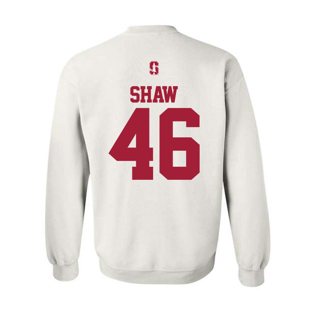 Stanford - NCAA Baseball : Andrew Shaw - Classic Shersey Crewneck Sweatshirt-1