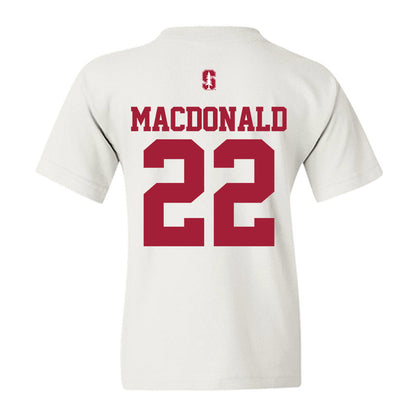 Stanford - NCAA Baseball : Cort MacDonald - Classic Shersey Youth T-Shirt-1