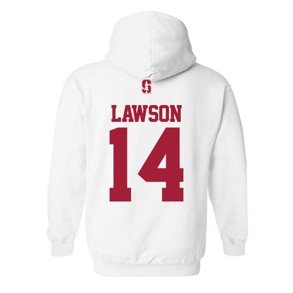 Stanford - NCAA Women's Lacrosse : Amanda Lawson - Classic Shersey Hooded Sweatshirt-1