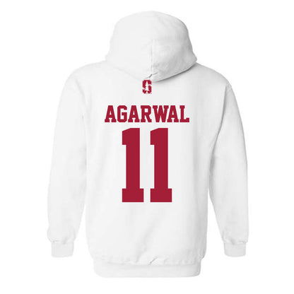 Stanford - NCAA Men's Basketball : Ryan Agarwal - Classic Shersey Hooded Sweatshirt-1