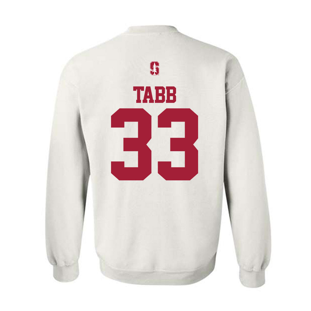 Stanford - NCAA Football : Cole Tabb - Classic Shersey Crewneck Sweatshirt-1