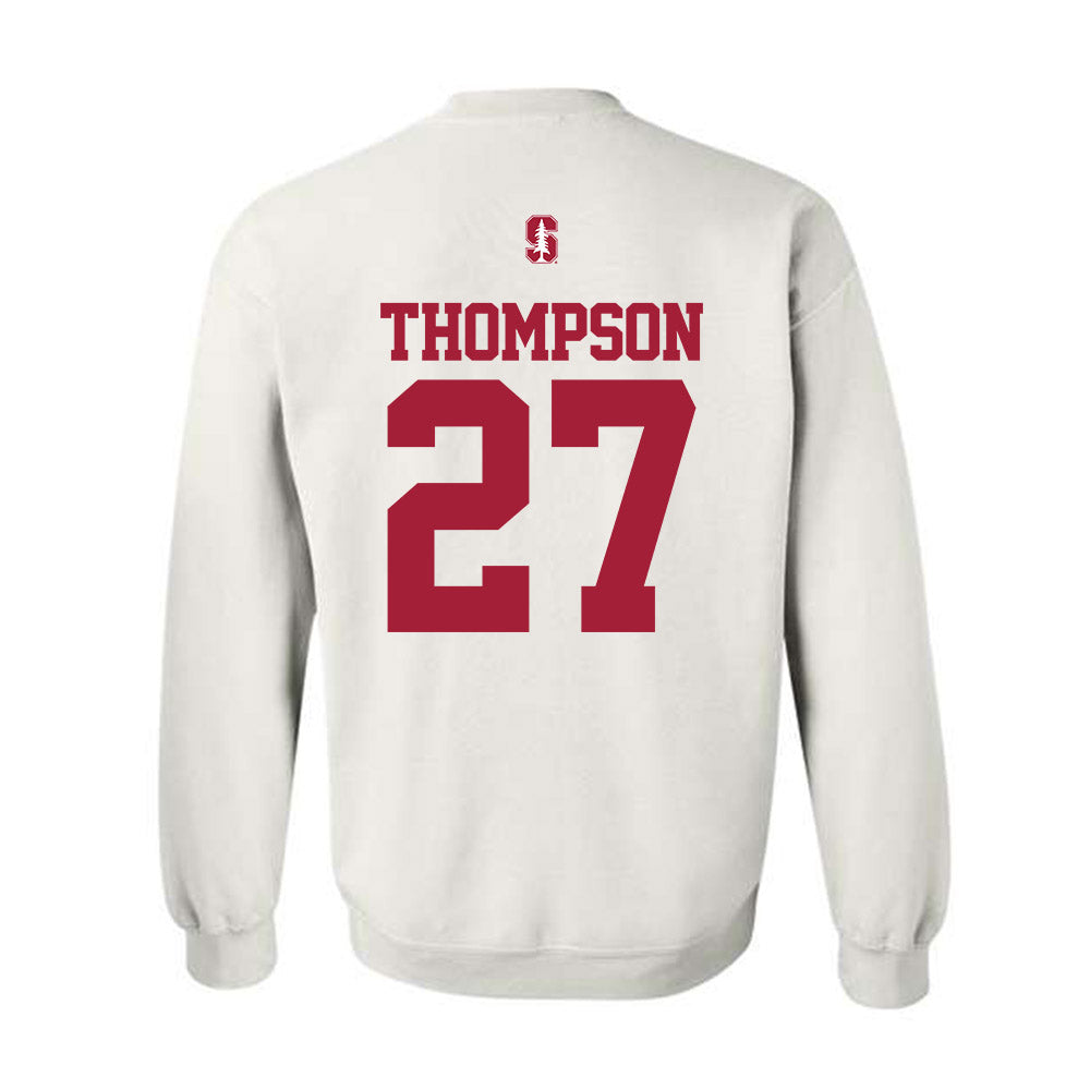 Stanford - NCAA Football : Breylan Thompson - Classic Shersey Crewneck Sweatshirt-1