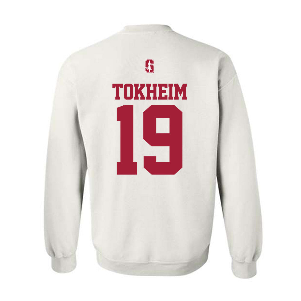 Stanford - NCAA Baseball : Teddy Tokheim - Classic Shersey Crewneck Sweatshirt-1