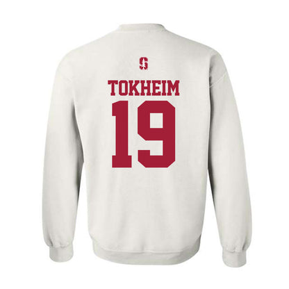 Stanford - NCAA Baseball : Teddy Tokheim - Classic Shersey Crewneck Sweatshirt-1