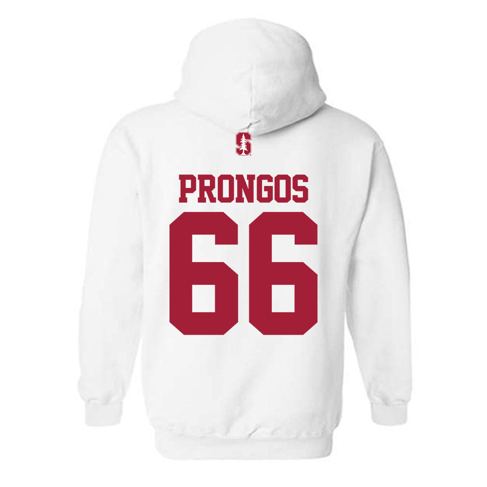 Stanford - NCAA Football : Niki Prongos - Classic Shersey Hooded Sweatshirt-1