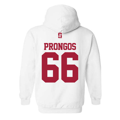 Stanford - NCAA Football : Niki Prongos - Classic Shersey Hooded Sweatshirt-1