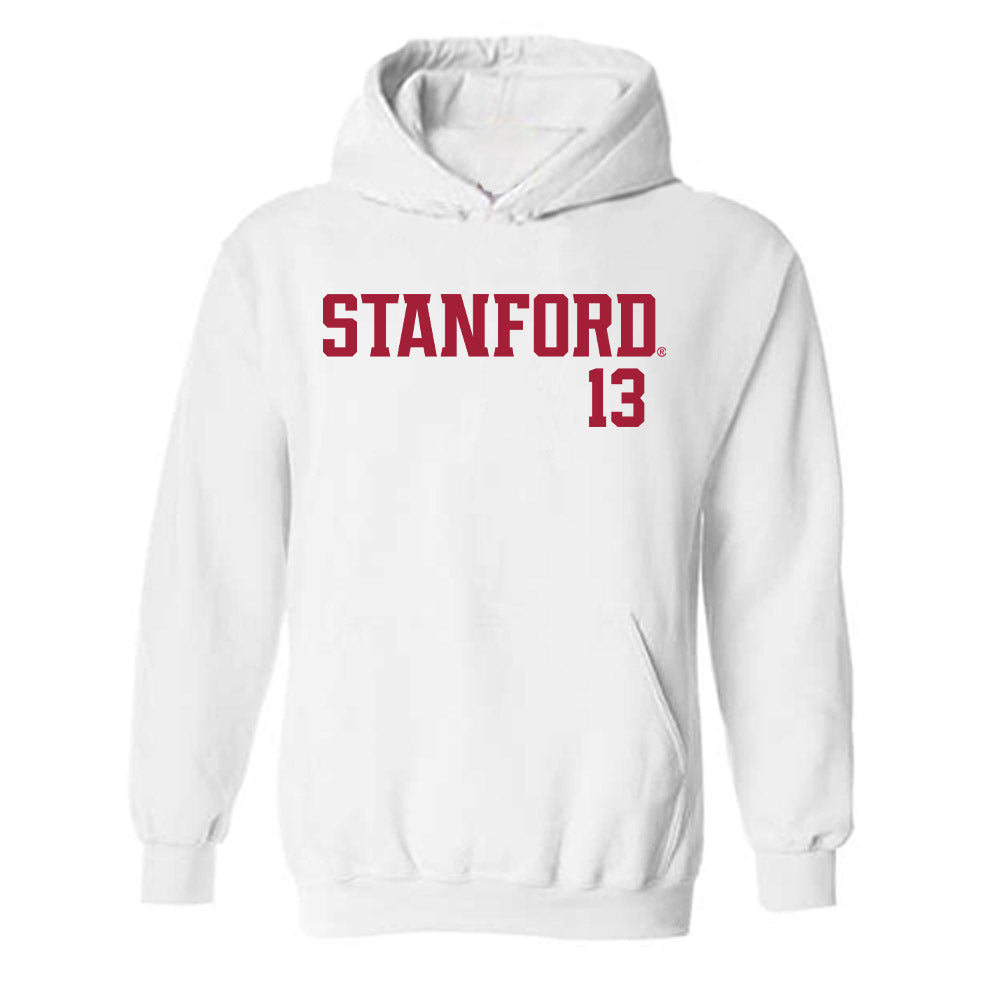 Stanford - NCAA Beach Volleyball : Clara Stowell - Classic Shersey Hooded Sweatshirt-0