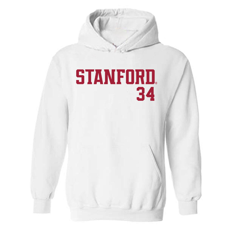 Stanford - NCAA Women's Basketball : Tess Heal - Classic Shersey Hooded Sweatshirt-0